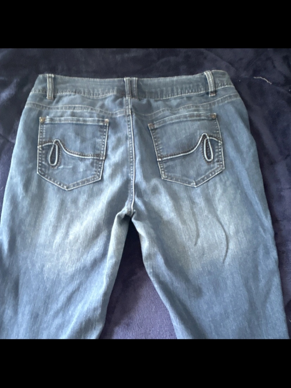 Apt. 9 Medium Indigo Modern Fit Skinny Jeans - Picture 5 of 8